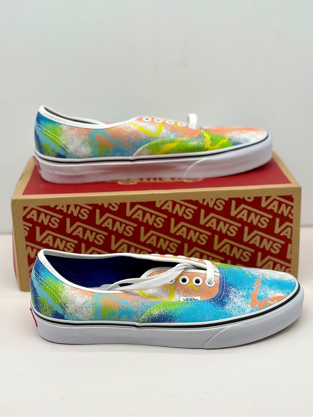 Vans Authentic Low Top Sneakers - Multicolor Tie-Dye
